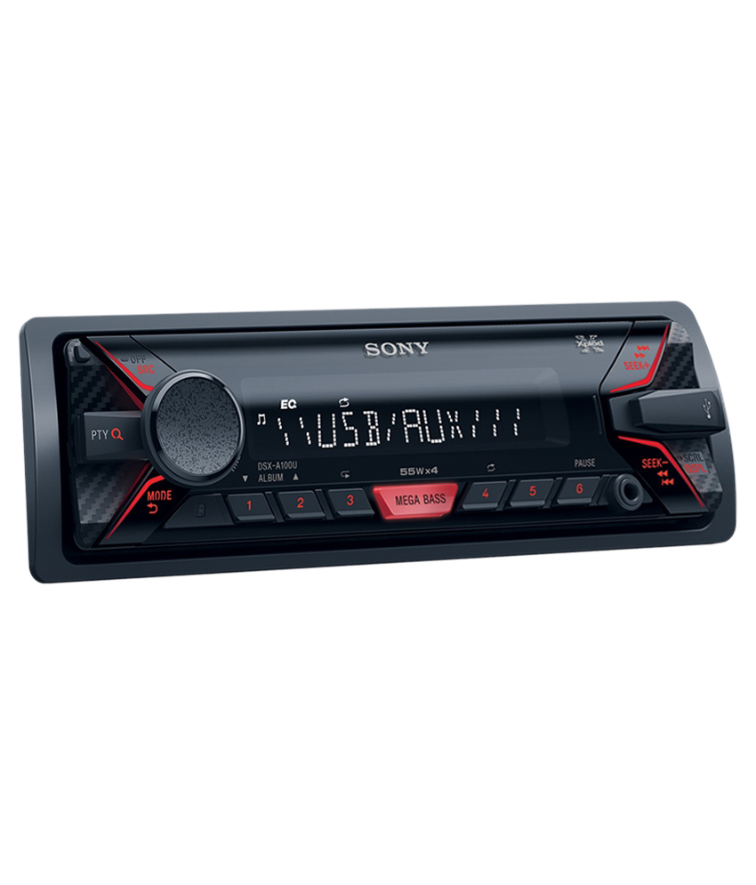 Sony DSX-A100U USB Car Stereo (Single DIN) with Remote - Black